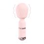 Mini masażer silikonowy Loveline Velour różowy 12 cm - 2
