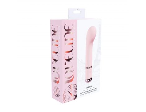 Wibrator punktu G Loveline Cherie silikonowy różowy 14 cm - 3