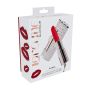 Angel - Lipstick Vibrator with 4 Attachments - Pink - 5