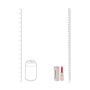 Angel - Lipstick Vibrator with 4 Attachments - Pink - 8