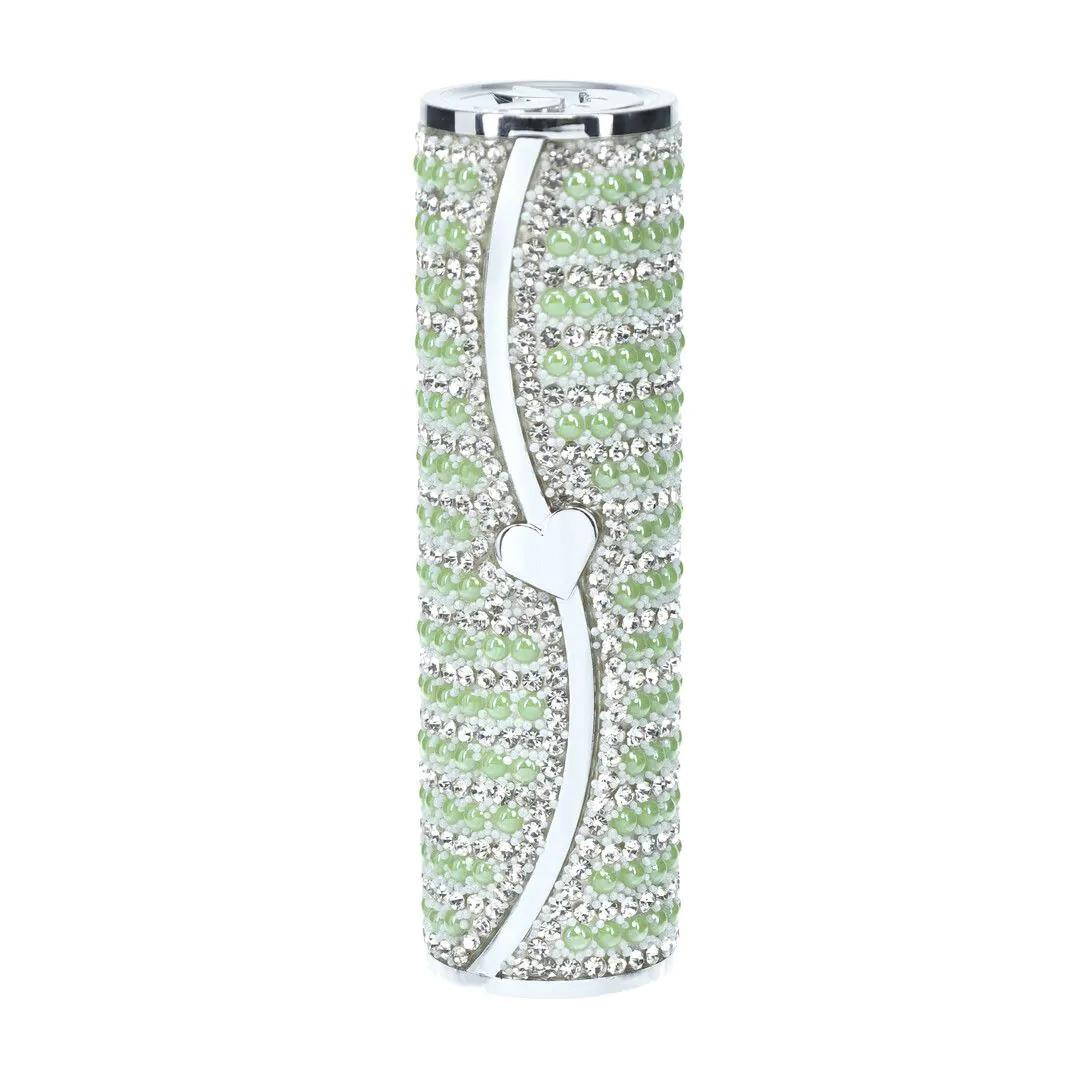Candy - Lipstick Vibrator with 4 Attachments - Green