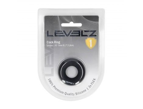 Pierścień erekcyjny silikonowy Levelz XS czarny - 2