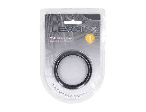 Pierścień erekcyjny silikonowy Levelz XL czarny 50 mm - 3