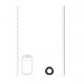 Pierścień erekcyjny Levelz Ergo liquid silicone czarny 5 cm - 6