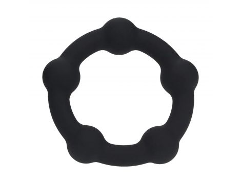 Pierścień erekcyjny silikonowy koralikowy Levelz S 3cm czarny - 2