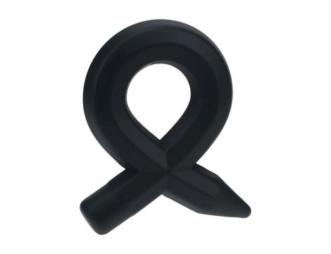 Pierścień erekcyjny silikonowy Levelz czarny 8 cm - 2