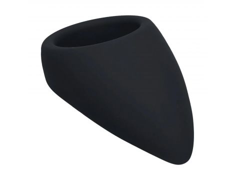 Pierścień erekcyjny łezka silikonowy Levelz czarny 9 cm