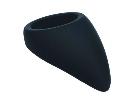 Pierścień erekcyjny łezka silikonowy Levelz czarny 9 cm - 6
