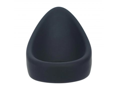 Pierścień erekcyjny łezka silikonowy Levelz czarny 9 cm - 5