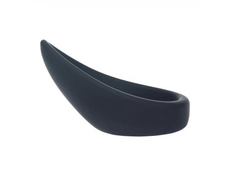 Pierścień erekcyjny łezka silikonowy Levelz czarny 9 cm - 4