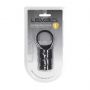 Silicone Cockring and Ribbed Sleeve - Black - 2