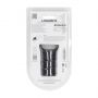 Silicone Cockring and Ribbed Sleeve - Black - 5