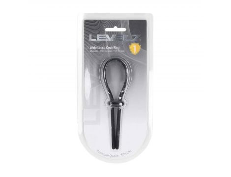 Pierścień erekcyjny Levelz regulowany silikonowy lasso czarny 14 cm - 3