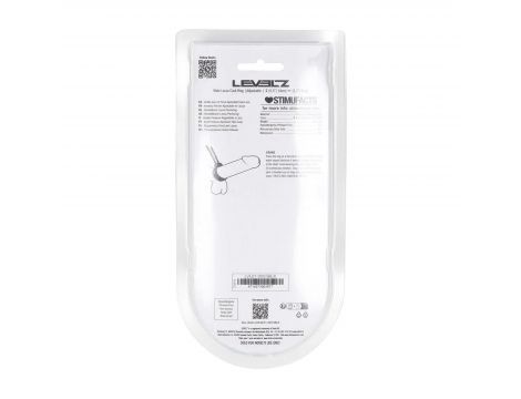 Pierścień erekcyjny Levelz regulowany silikonowy lasso czarny 14 cm - 2