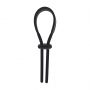 Pierścień erekcyjny Levelz regulowany silikonowy lasso czarny 14 cm - 2