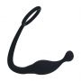 Pierścień erekcyjny silikonowy z stymulatorem prostaty Levelz S czarny 11cm - 3