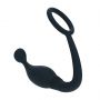Pierścień erekcyjny silikonowy z stymulatorem prostaty Levelz S czarny 11cm - 5