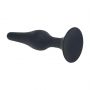 Smukły silikonowy korek analny Levelz M czarny 11,5 cm - 7