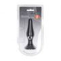 Smukły silikonowy korek analny Levelz L czarny 12,5 cm - 4