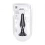 Smukły silikonowy korek analny Levelz L czarny 12,5 cm - 2