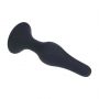 Smukły silikonowy korek analny Levelz L czarny 12,5 cm - 7