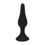 Smukły silikonowy korek analny Levelz XL czarny 15,5 cm - 3