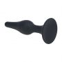 Smukły silikonowy korek analny Levelz XL czarny 15,5 cm - 2