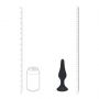 Smukły silikonowy korek analny Levelz XL czarny 15,5 cm - 7