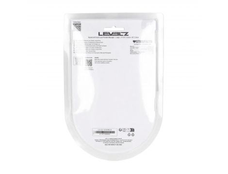 Masażer prostaty silikonowy Levelz falisty L czarny 12,4 cm