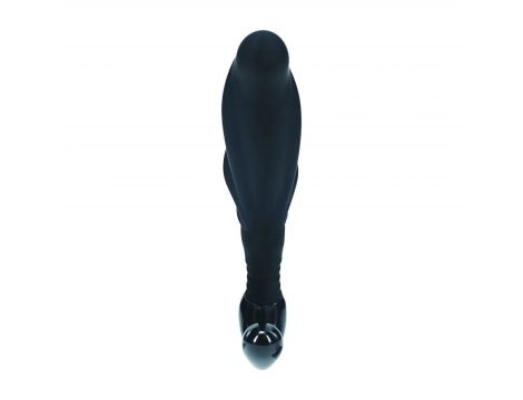 Masażer prostaty silikonowy Levelz falisty L czarny 12,4 cm - 5