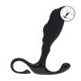 Masażer prostaty silikonowy Levelz falisty L czarny 12,4 cm - 4