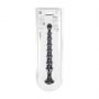 Sonda analna żebrowana Levelz silikonowa czarna 26,7 cm - 2