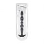 Sonda analna wieloteksturowa Levelz silikonowa czarna 26cm - 5