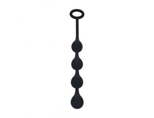 Kulki analne silikonowe Levelz Waterdrop S czarny