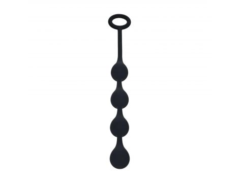 Kulki analne silikonowe Levelz Waterdrop S czarny