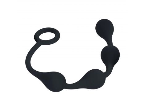 Kulki analne silikonowe Levelz Waterdrop S czarny - 4