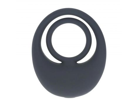 Pierścień erekcyjny wibrujący silikonowy Levelz Level 3 czarny 7,3 cm - 5
