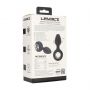 Vibrating Silicone Anal Plug with Loop - Black - 4