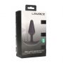 Wibrujący korek analny silikonowy Levelz S czarny - 3