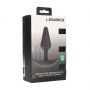Wibrujący korek analny silikonowy Levelz M czarny 12 cm - 5