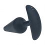 Wibrujący korek analny silikonowy Levelz M czarny 12 cm - 3