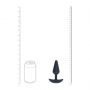 Wibrujący korek analny silikonowy Levelz M czarny 12 cm - 6