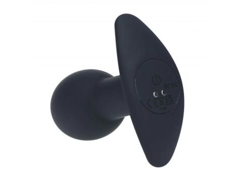 Korek analny wibrujący silikonowy Single Bulb Levelz czarny 9cm