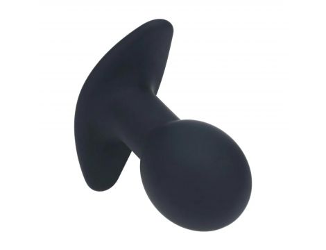 Korek analny wibrujący silikonowy Single Bulb Levelz czarny 9cm - 8