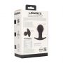 Korek analny wibrujący silikonowy Single Bulb Levelz czarny 9cm - 5