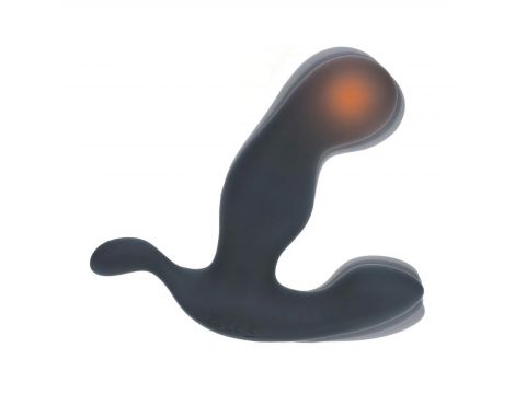 Stymulator prostaty Levelz podgrzewany wibrujący silikonowy czarny - 4