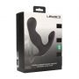 Stymulator prostaty Levelz podgrzewany wibrujący silikonowy czarny - 4