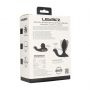 Korek analny wibrujący obrotowy z kulką Levelz silikonowy czarny 10,7cm - 4