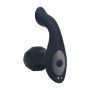 Korek analny wibrujący obrotowy z kulką Levelz silikonowy czarny 10,7cm - 7