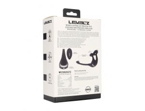 Pierścień wibrujący Levelz Tri O z pilotem silikonowy czarny 22,5 cm